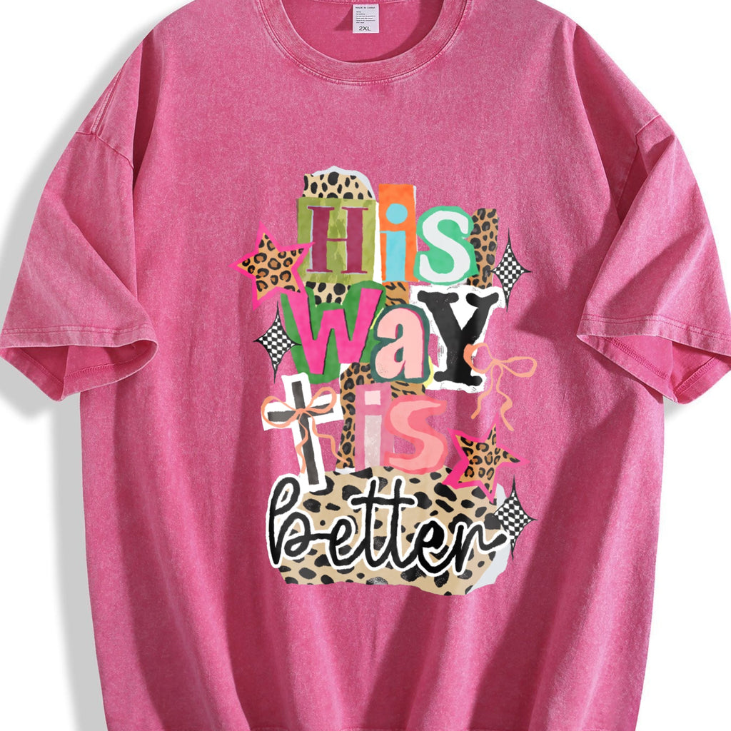 His Way Is Better Vintage Washed T-Shirt product image 5