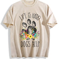 Dogs Help Vintage Washed T-Shirt product image 1