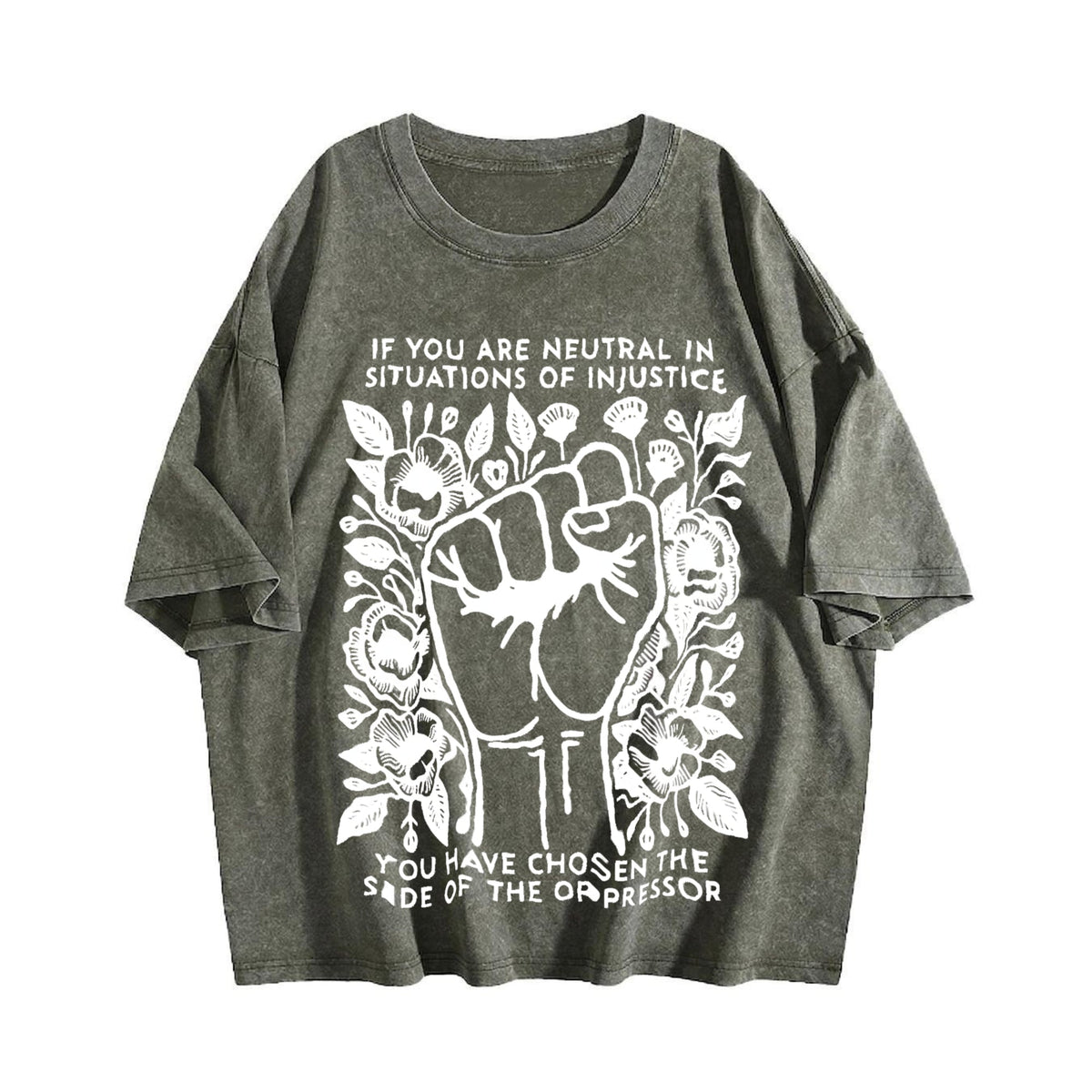Feminist Rights Summer Vintage Washed T-Shirt product image 4