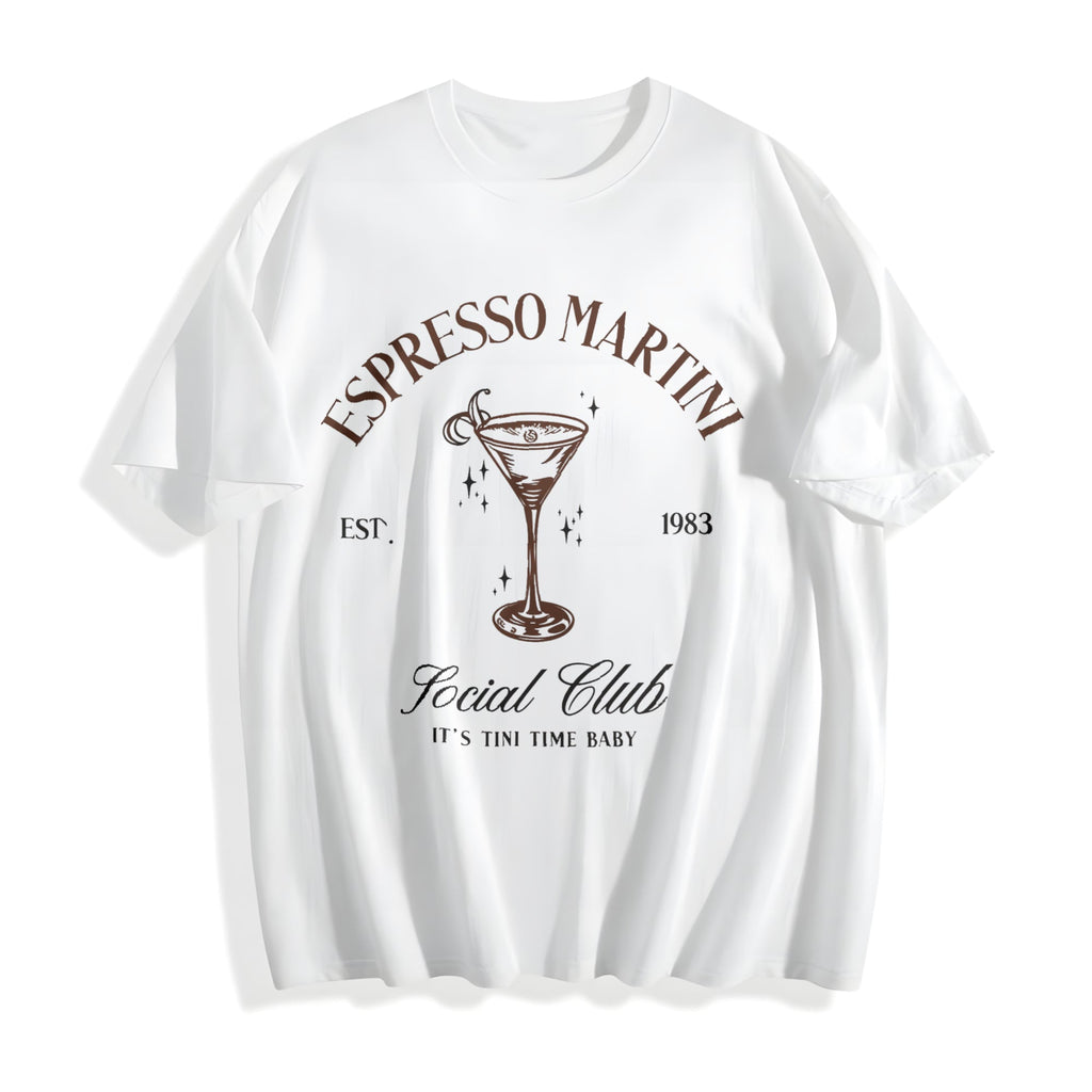 Espresso Martini Shoulder Cotton T-Shirt product image 2