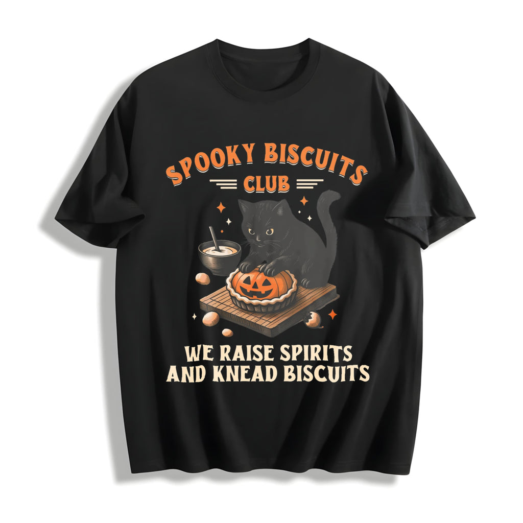 Spooky Biscuits Club Cotton T-Shirt product image 1