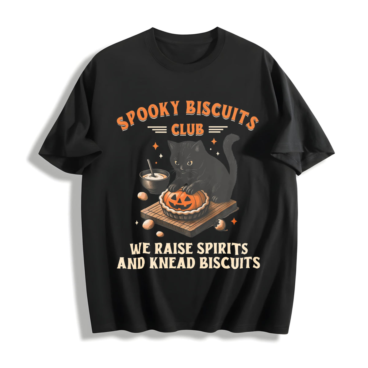 Spooky Biscuits Club Cotton T-Shirt product image 1