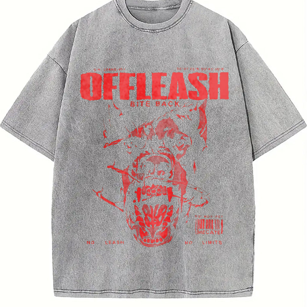 Doberman Dog Y2K Back - With Vintage Washed T-Shirt product image 5