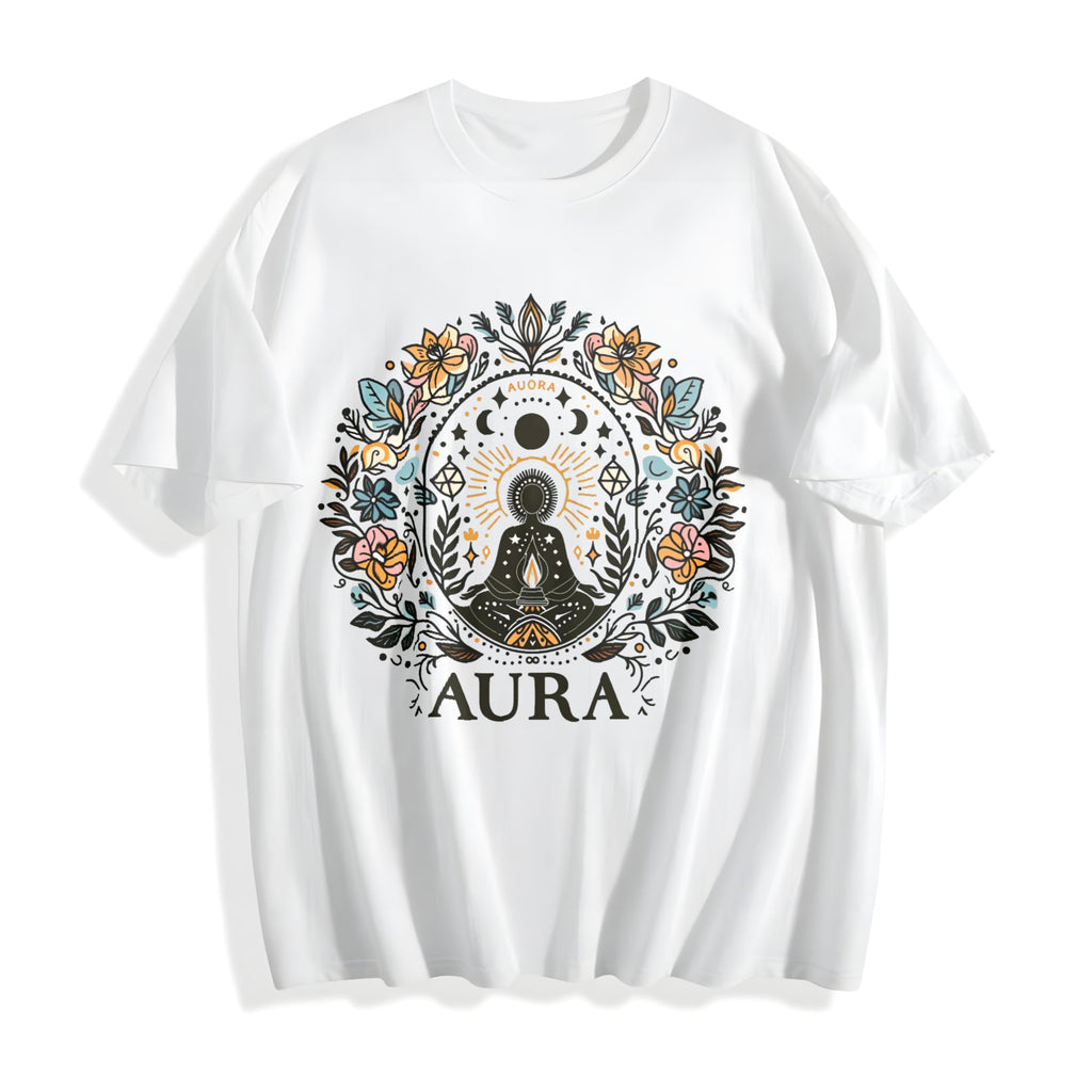 Summer A Bohemian Floral Cotton T-Shirt product image 2