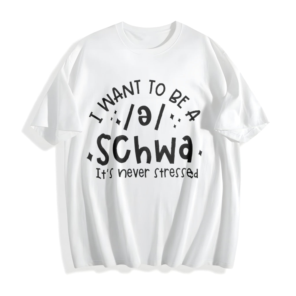 Schwa For Teacher Cotton T-Shirt product image 2