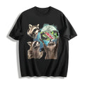 Three Raccoons Mountain Dew Cotton T-Shirt product image 1