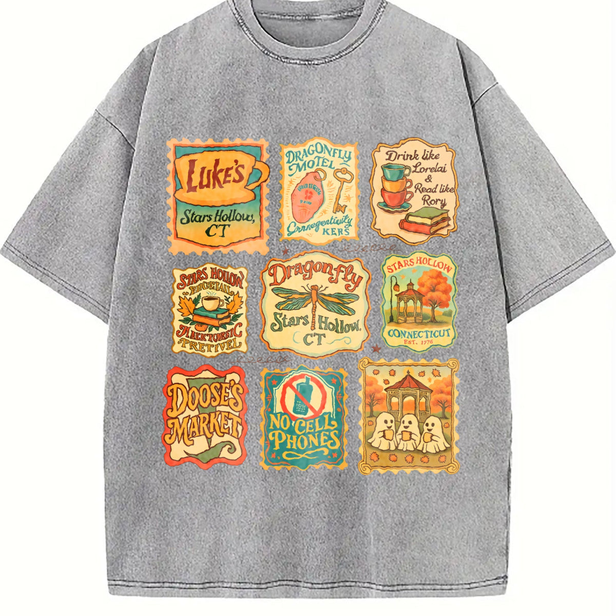Stars Hollow Connecticut Stamp Lukes Diner Gilmore Vintage product image 4