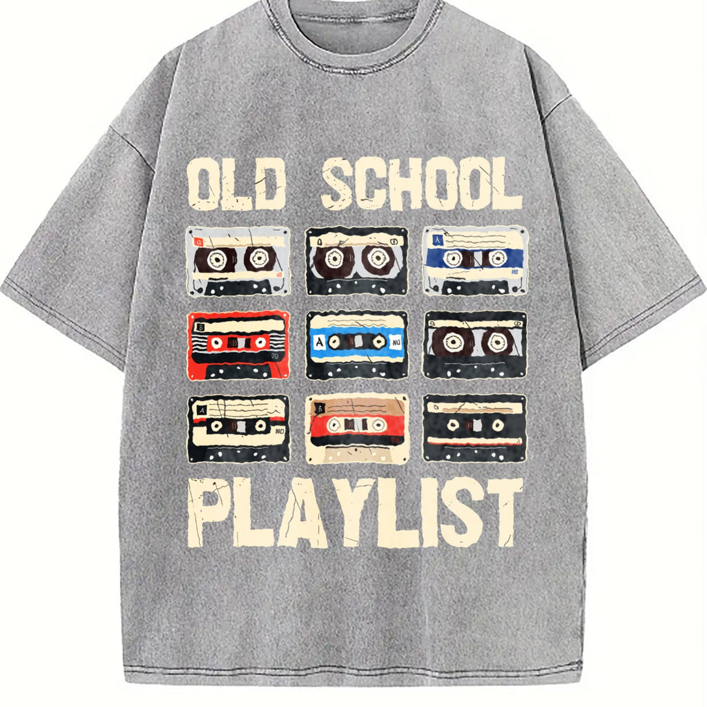 Alphabets Vintage Washed T-Shirt product image 5