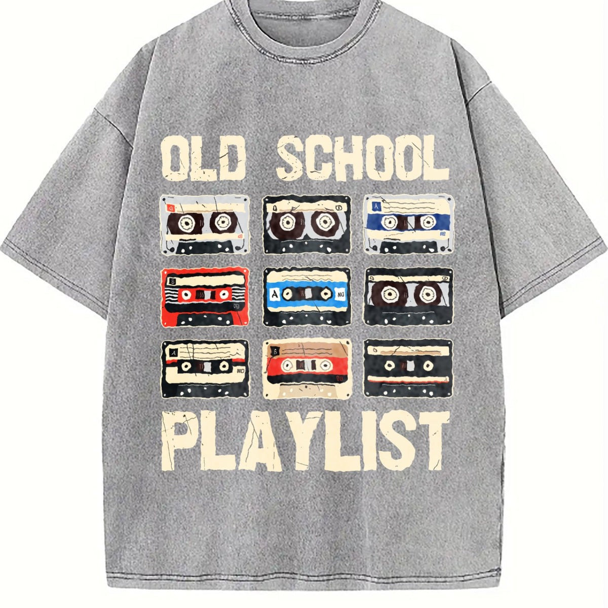 Alphabets Vintage Washed T-Shirt product image 5
