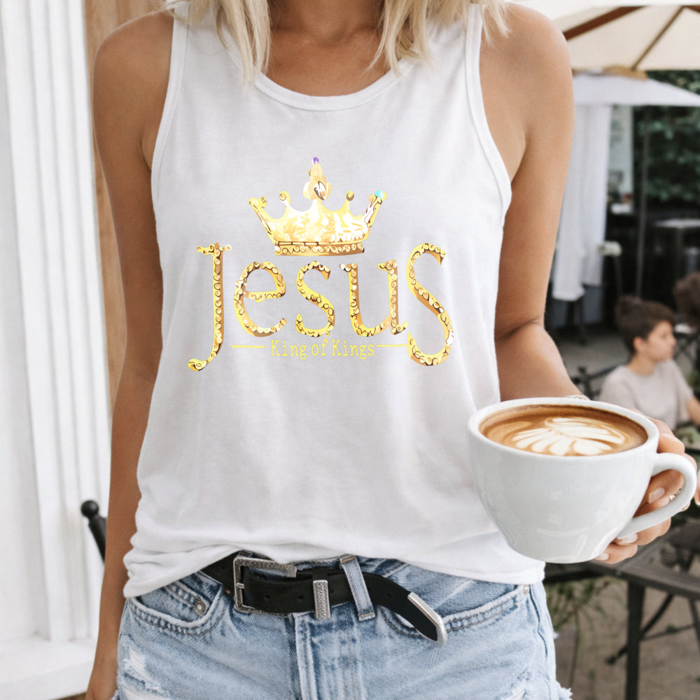 Jesus King of Kings Crown Women's Tank Top