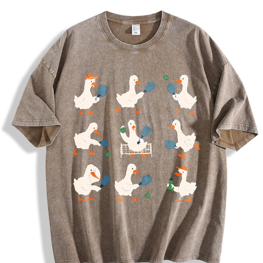 Funny Goose Pickleball Vintage Washed T-Shirt product image 3