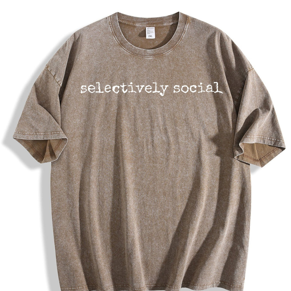 Selectively Social Vintage Washed T-Shirt product image 3