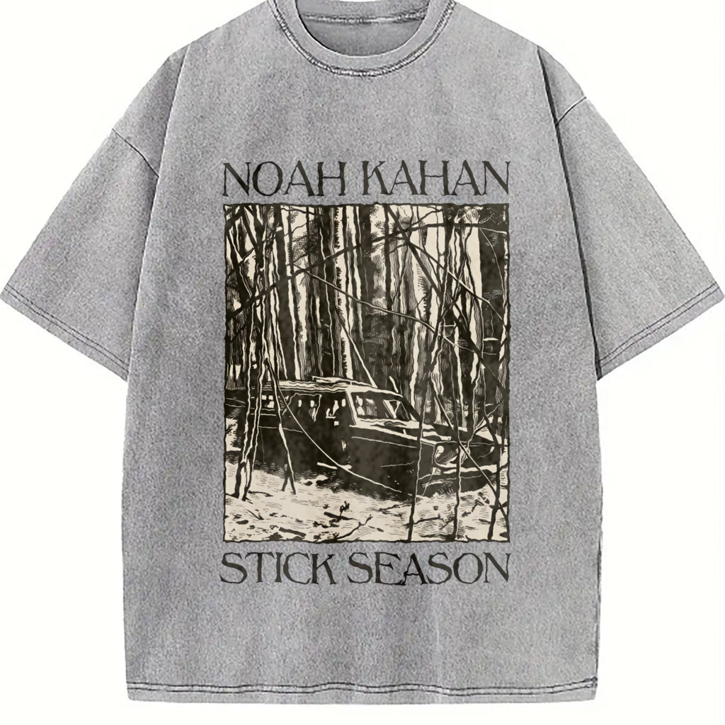 N0ah Kahannn 2 Sides Vintage Washed T-Shirt product image 4