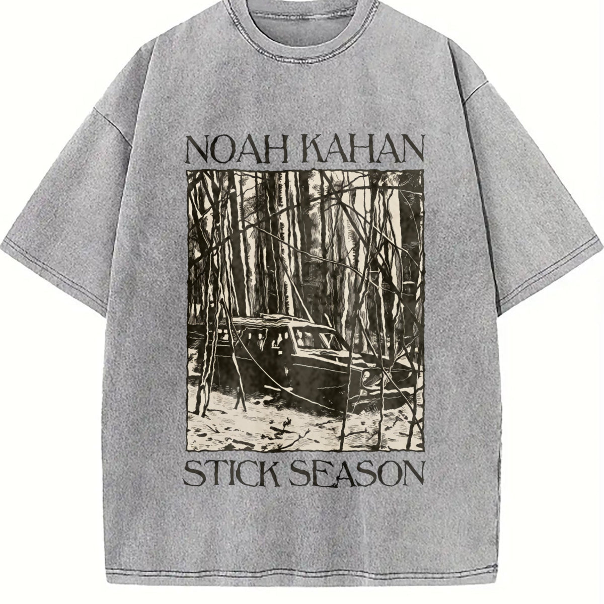 N0ah Kahannn 2 Sides Vintage Washed T-Shirt product image 4