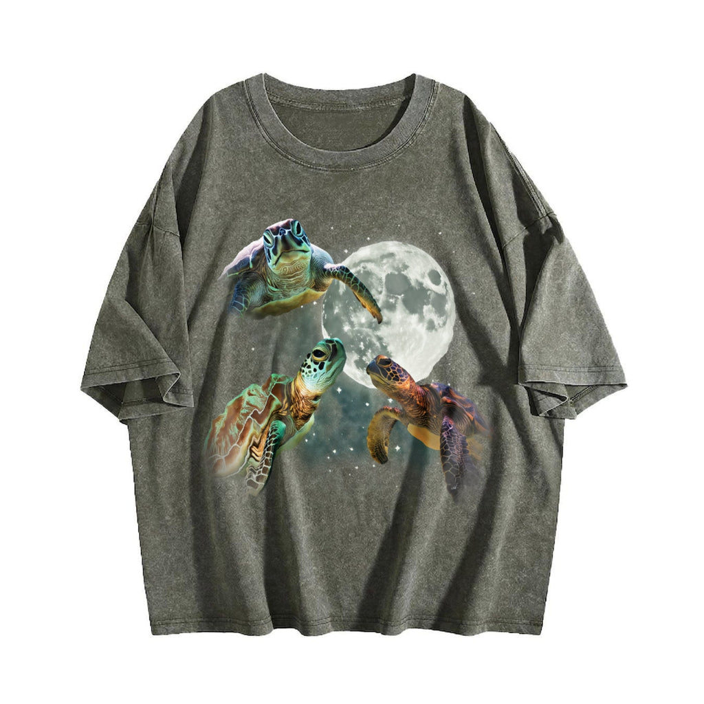 Three Turtles 90s Vintage Washed T-Shirt product image 4