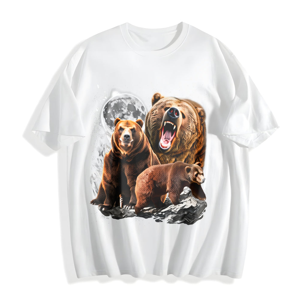 Bears And Moon Cotton T-Shirt product image 2