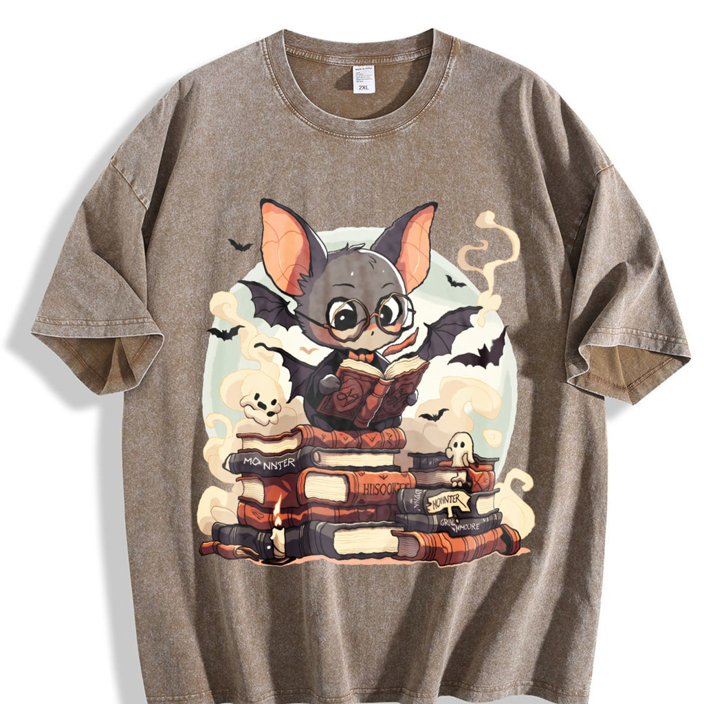 Summer A Playful Of A Bespectacled Bat Reading A Magic product image 3