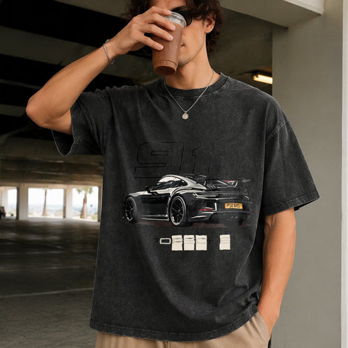 911 GT3 Racing Vintage Washed T-Shirt product image 2