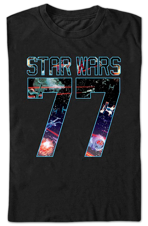 77 Chase Scene Star Wars T-Shirt product image 2
