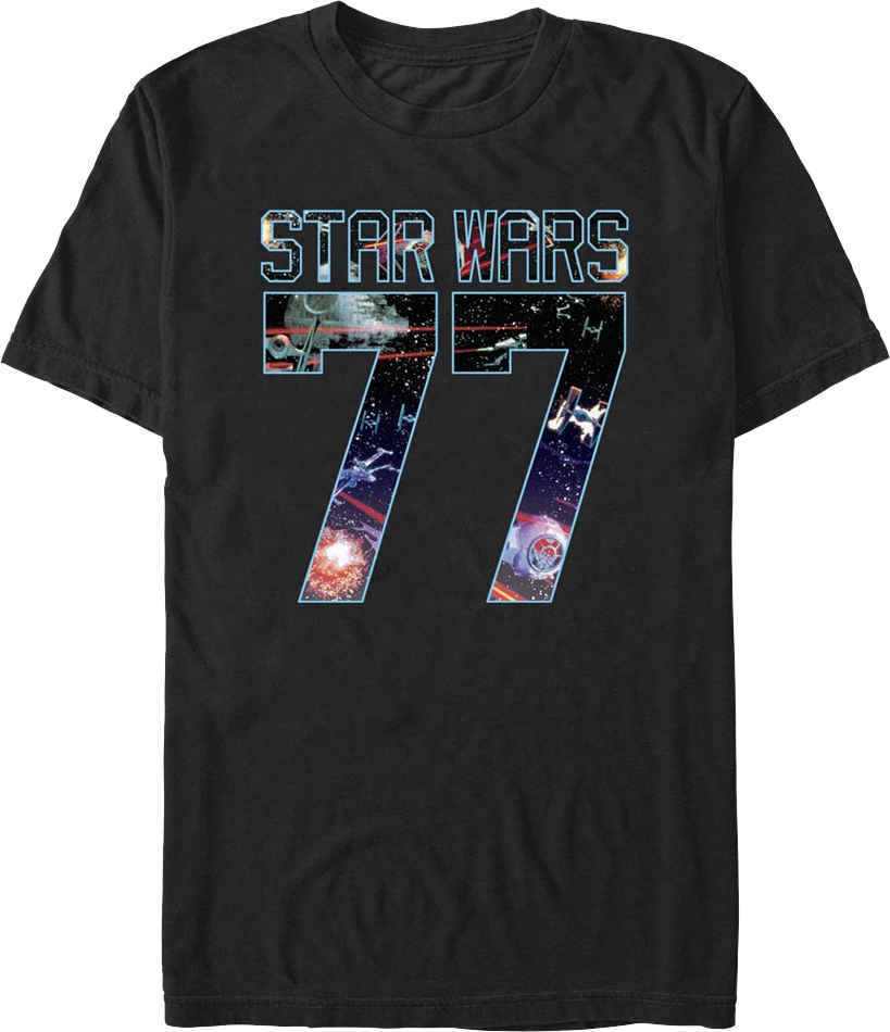 77 Chase Scene Star Wars T-Shirt product image 1