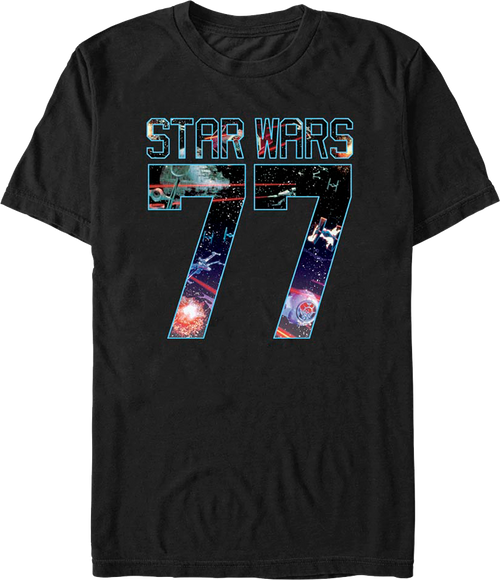 77 Chase Scene Star Wars T-Shirt product image 1