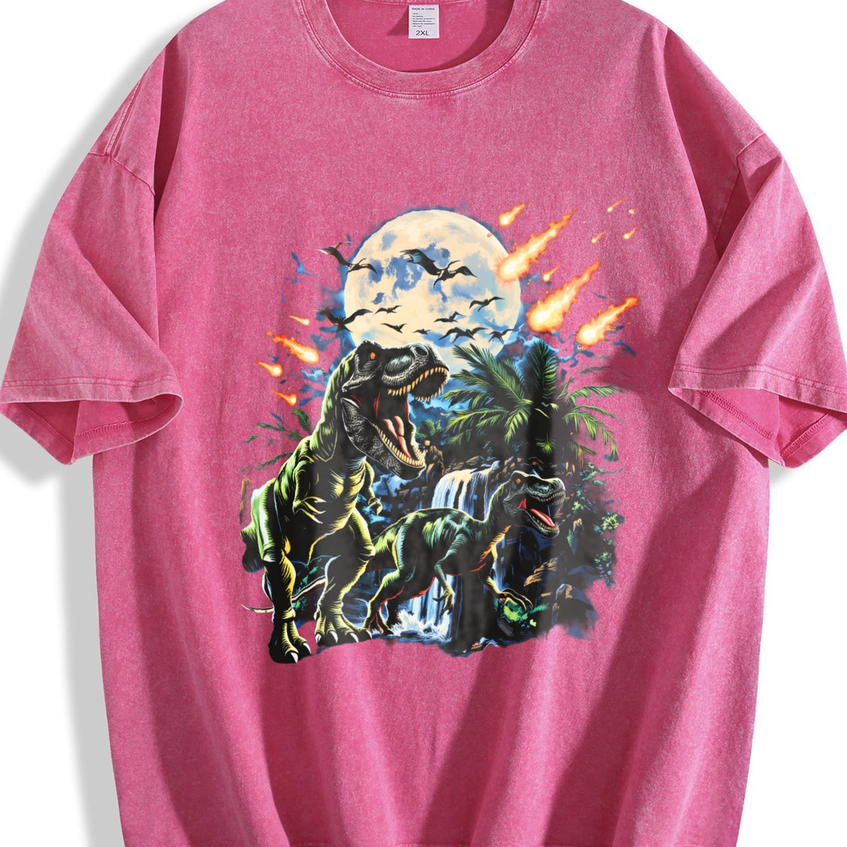Dinosaur 90s Vintage Washed T-Shirt product image 7