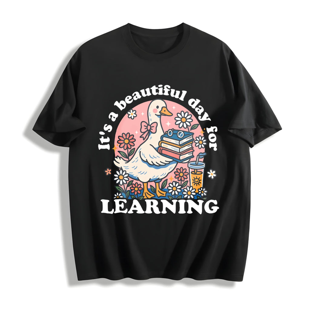 It's A Beautiful Day For Learning - Cute Goose Teacher product image 1