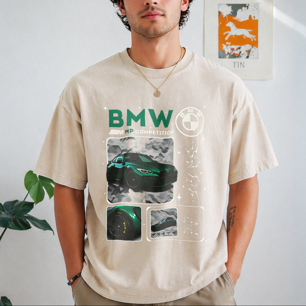M4 Competition B M W Vintage Washed T-Shirt product image 1