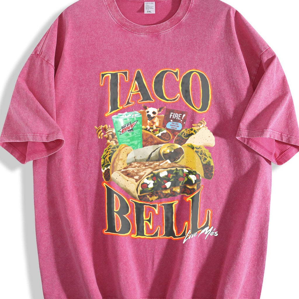 Taco Bell 90's Bootleg Vintage Washed T-Shirt product image 5