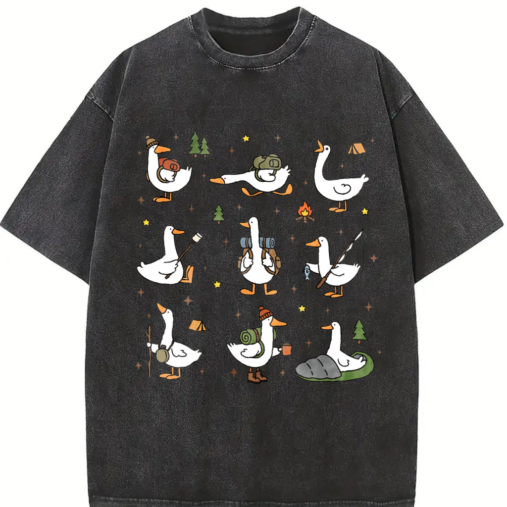 Silly Goose Hiking Vintage Washed T-Shirt product image 2