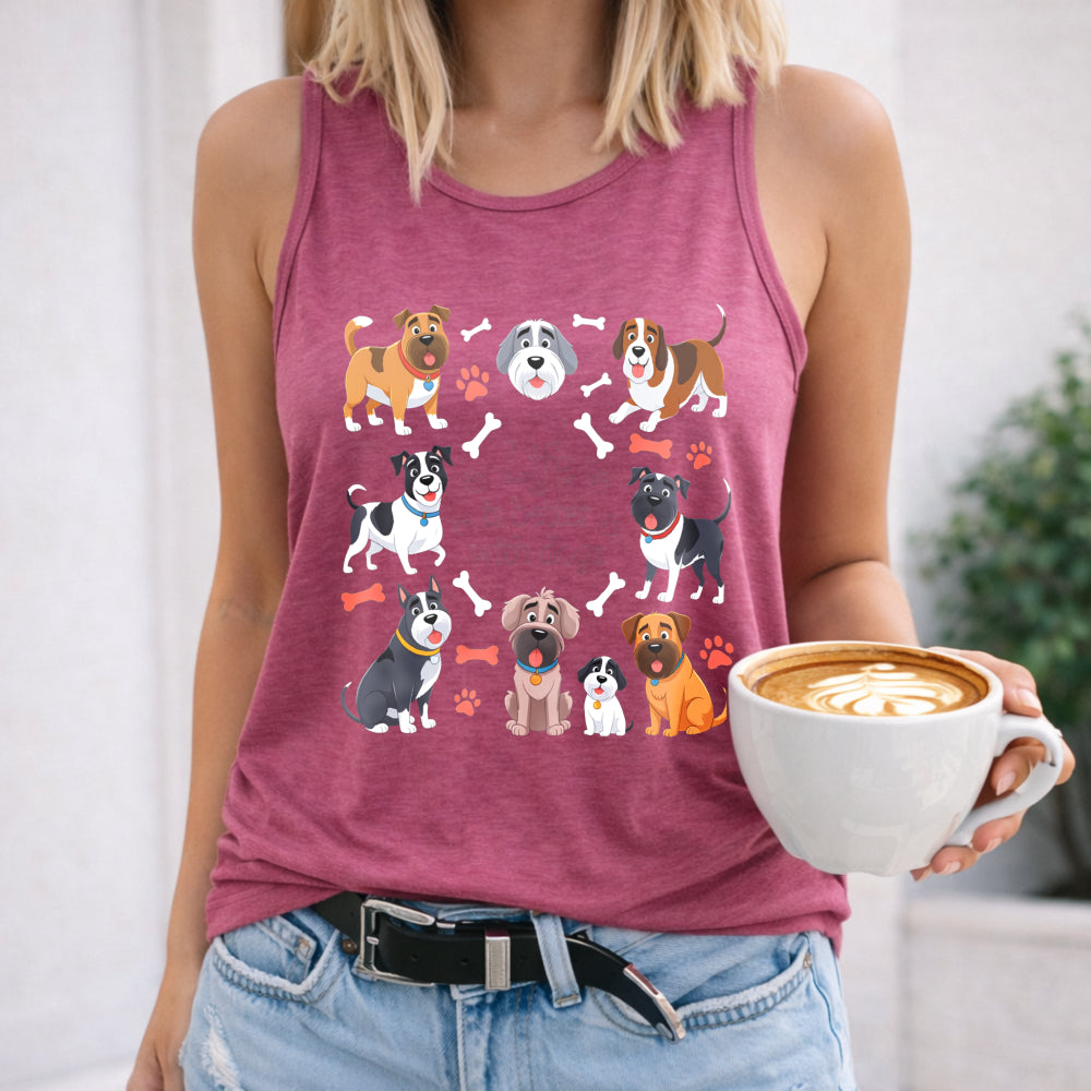 Life Is Better With Dogs Women's Tank Top