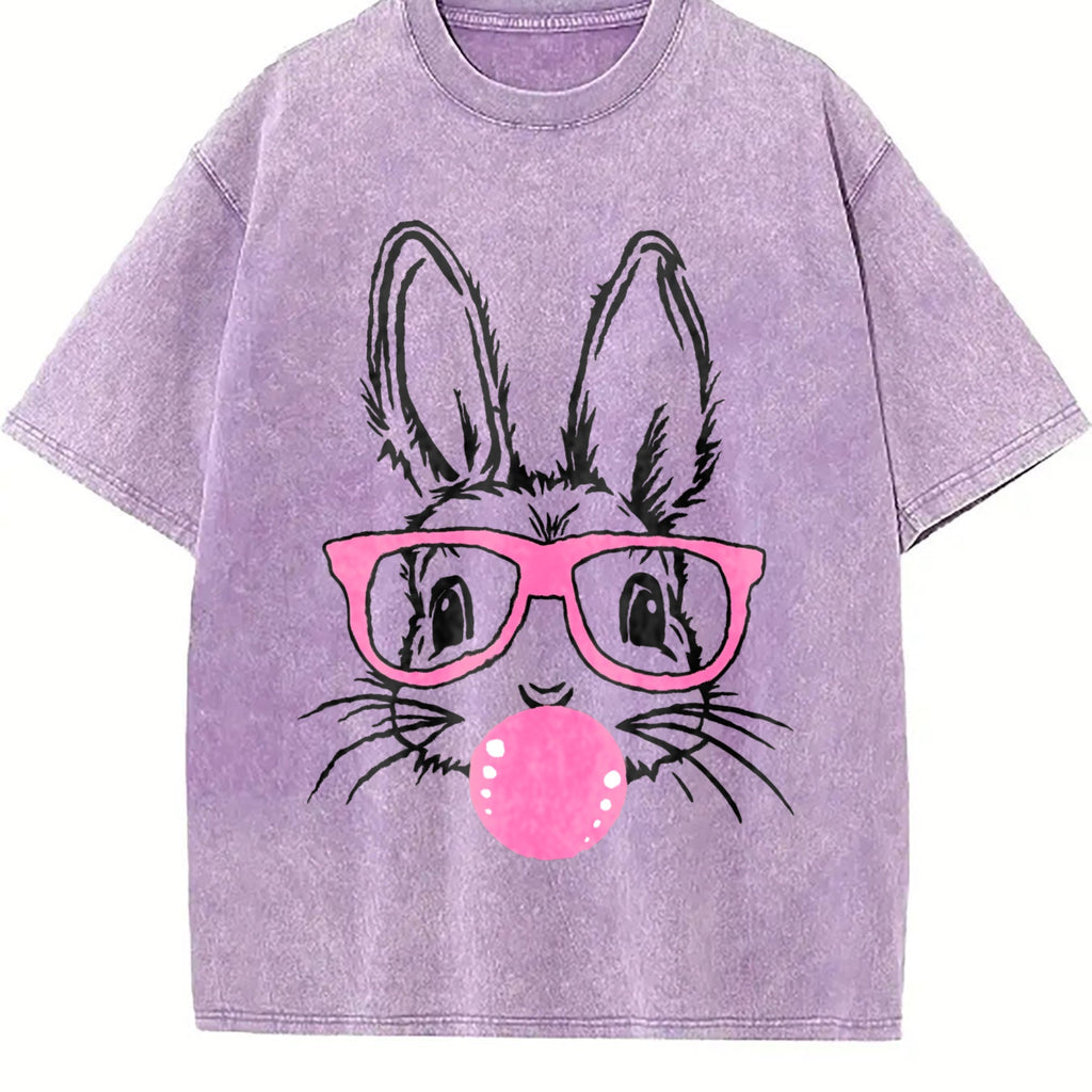 Rabbit with Pink Glasses and Bubblegum Vintage Washed product image 6