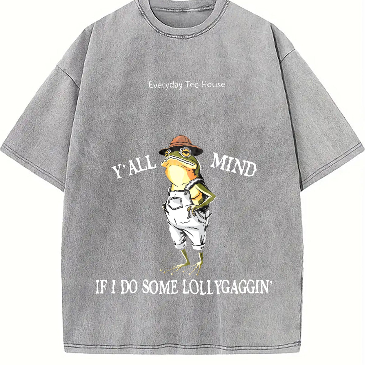Funny Frog Vintage Washed T-Shirt product image 4