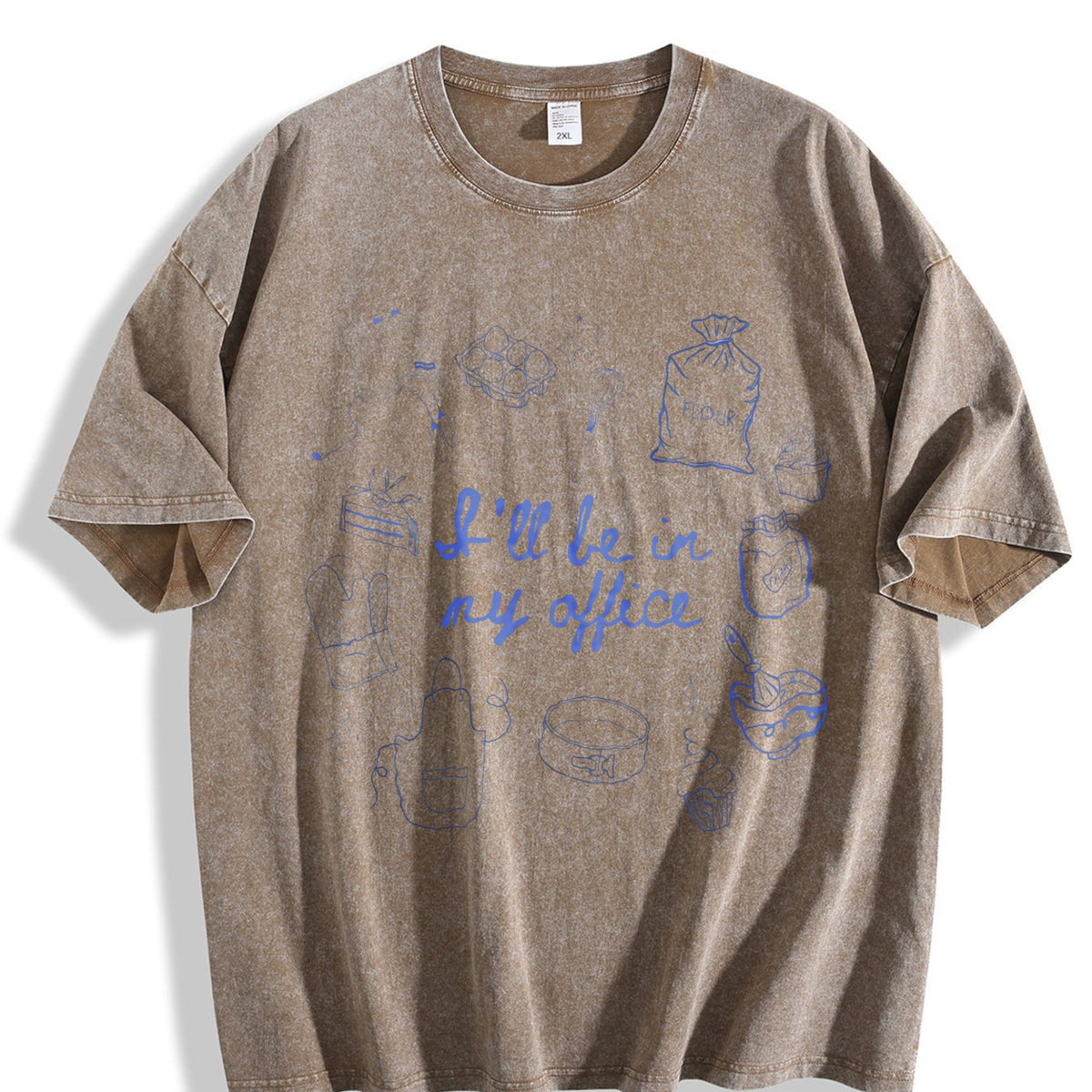 Baker For Cooking Vintage Washed T-Shirt product image 3