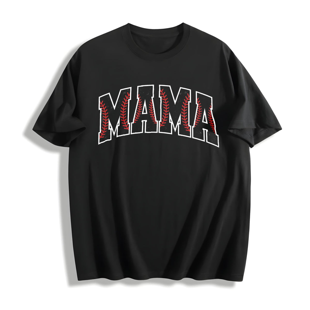 Baseball Mama Cotton T-Shirt product image 1
