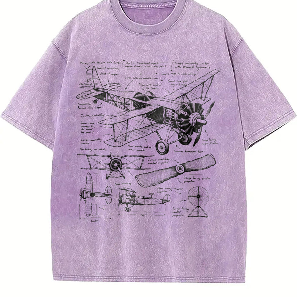 Plane Vintage Washed T-Shirt product image 6