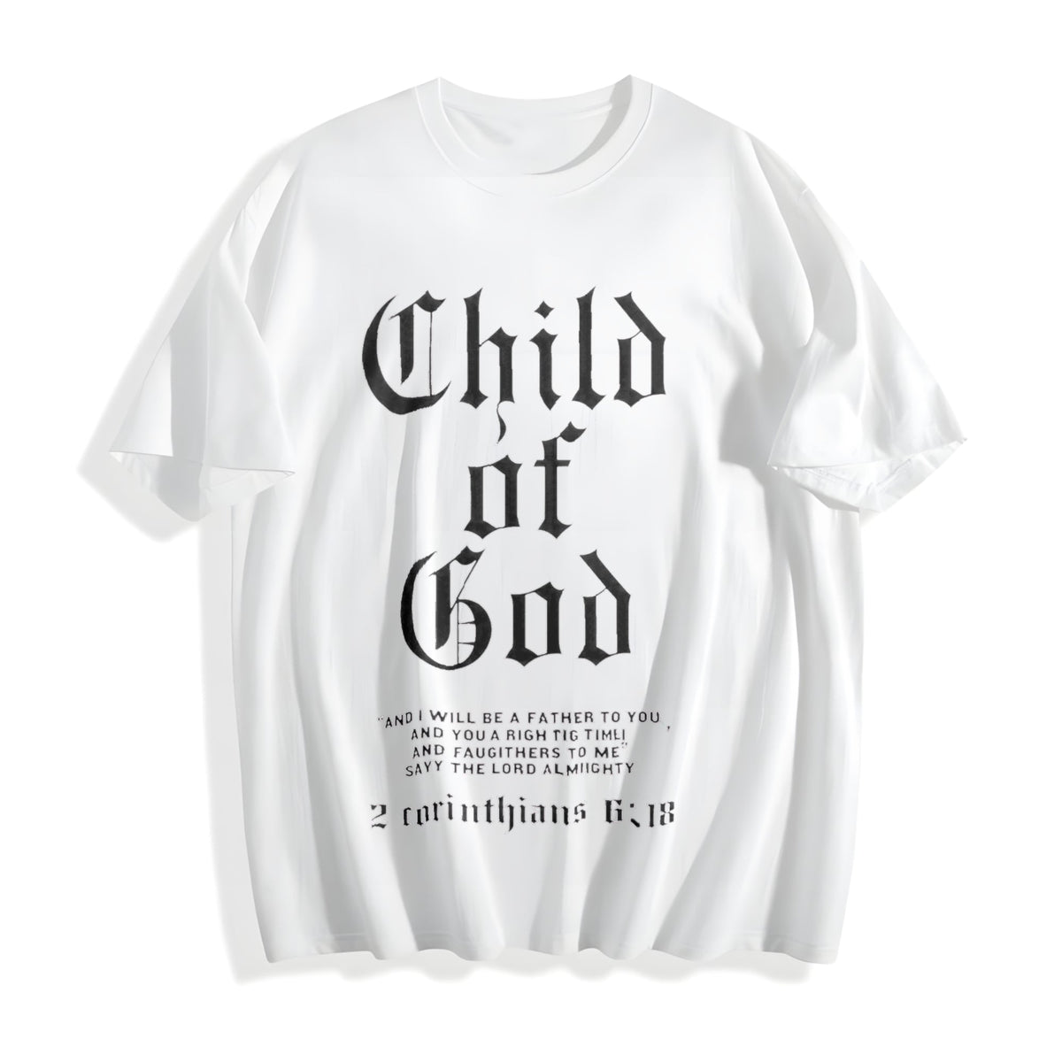 Child of God Scripture Cotton T-Shirt product image 2
