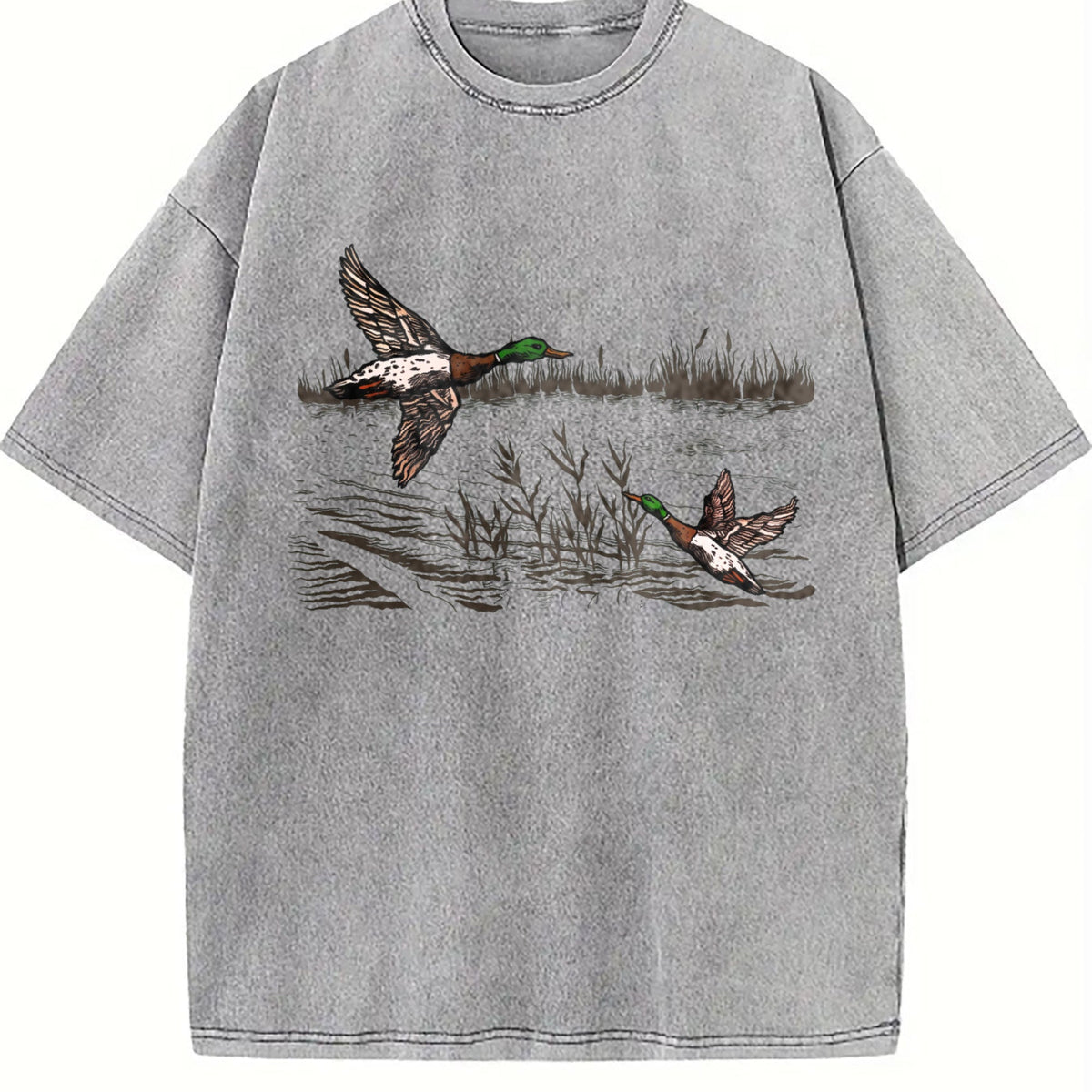 Mallard Ducks Fall 90s Waterfowl Duck Animal Lover Vintage product image 4