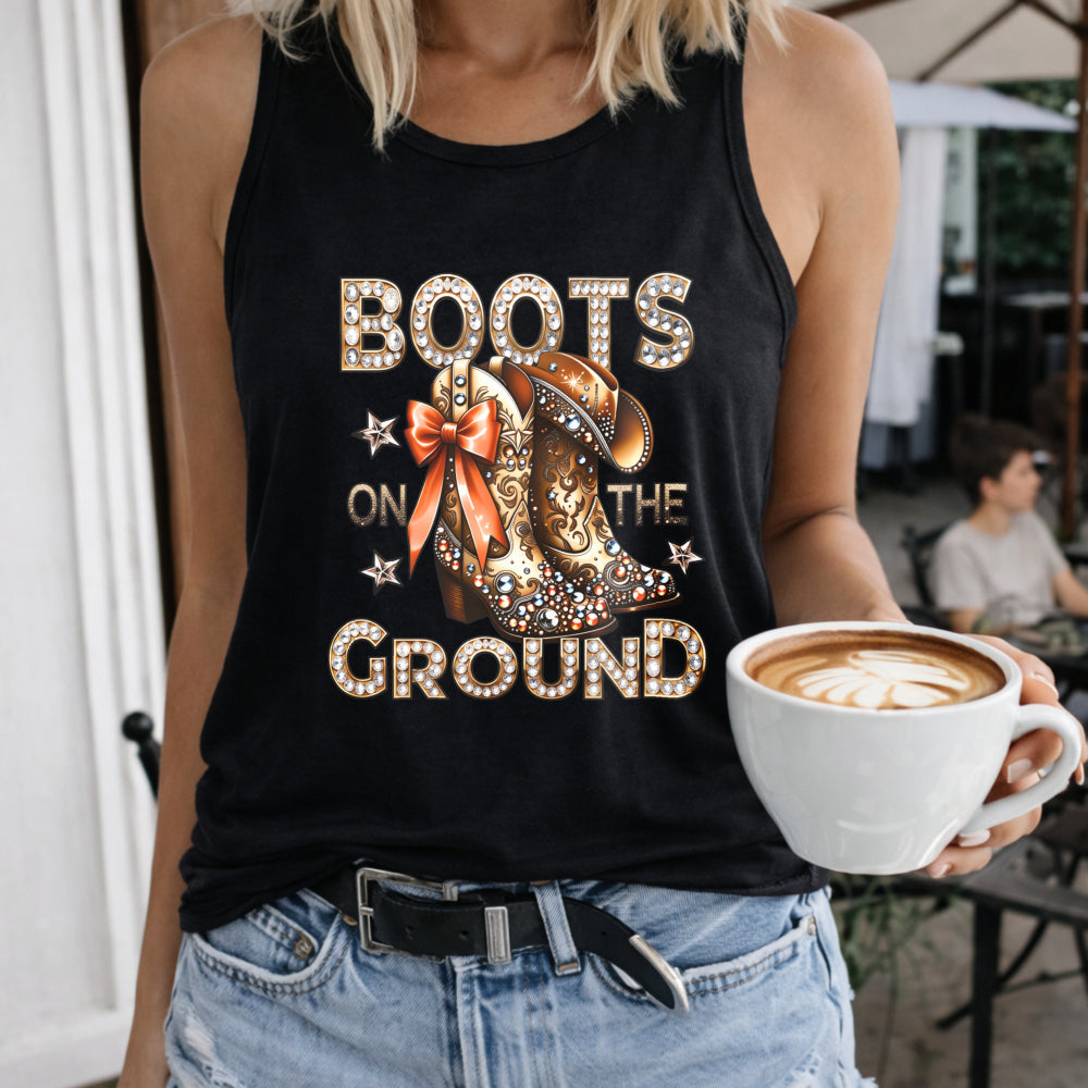 Boots on the Ground Western Women's Tank Top