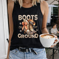 Boots on the Ground Western Women's Tank Top