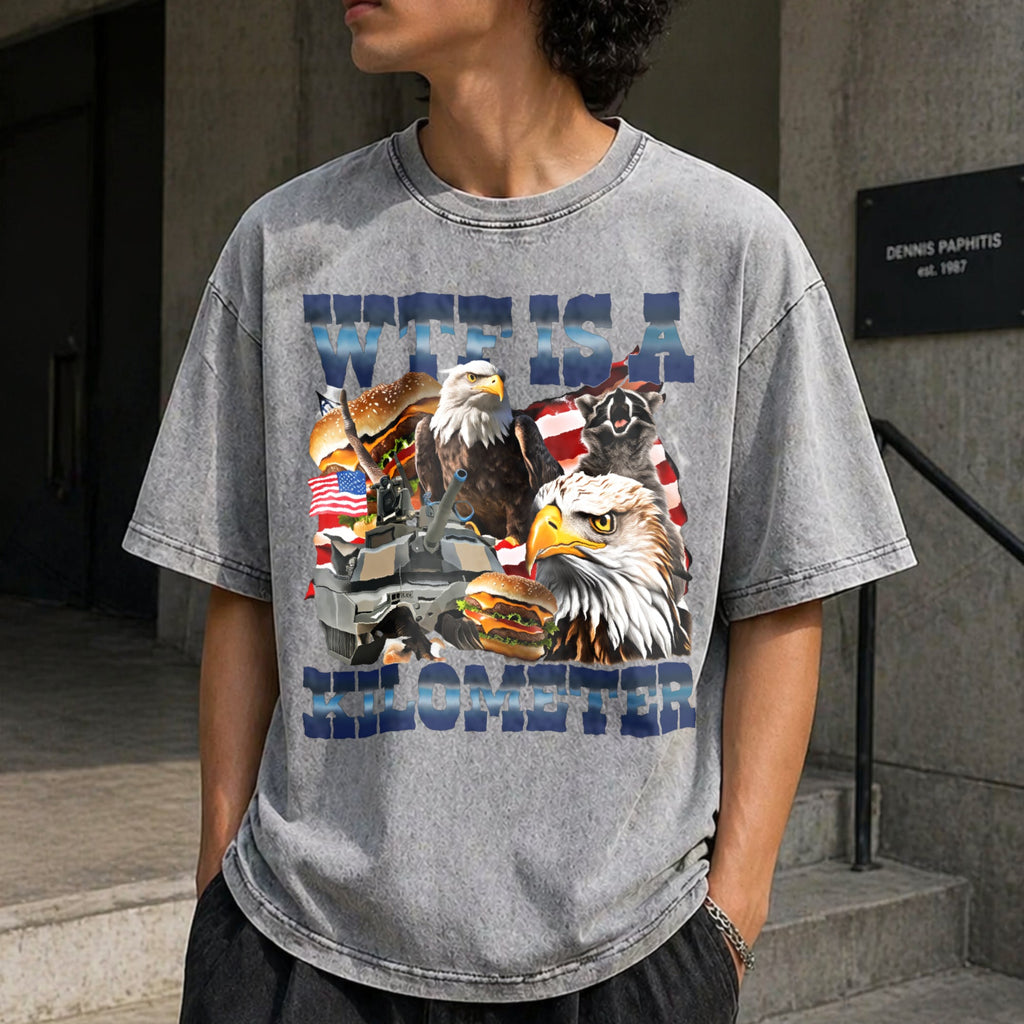 WTF Is A Killometer Vintage Washed T-Shirt product image 5