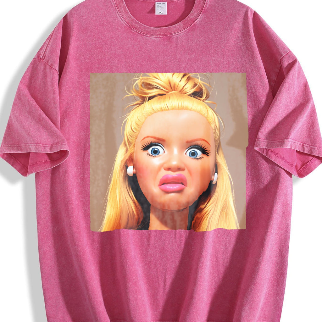 Funny Doll Vintage Washed T-Shirt product image 5