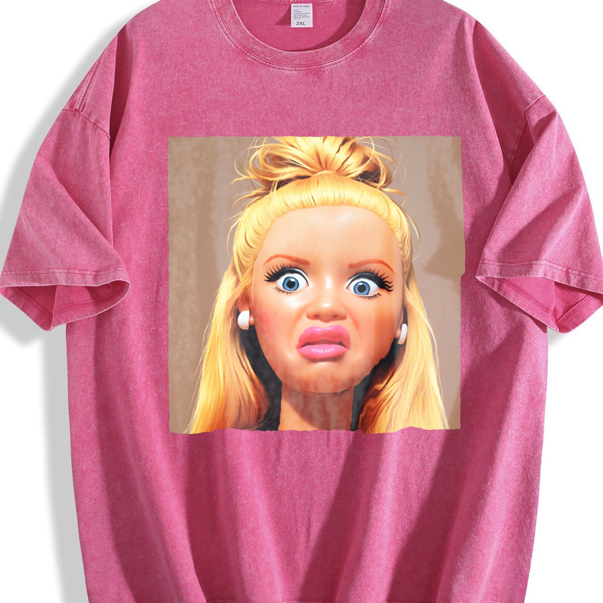 Funny Doll Vintage Washed T-Shirt product image 5