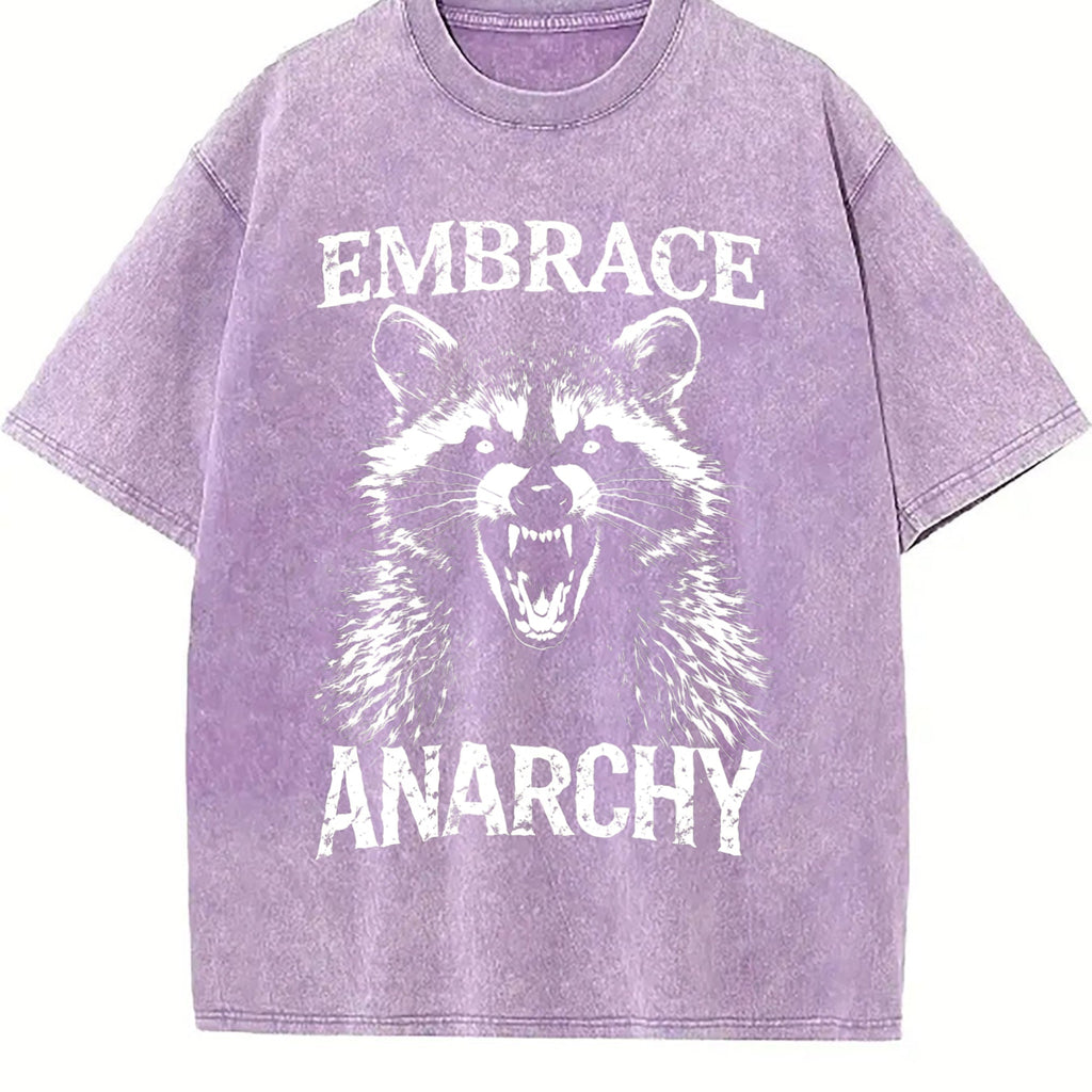 Embrace Anarchy Raccoon Vintage Washed T-Shirt product image 6