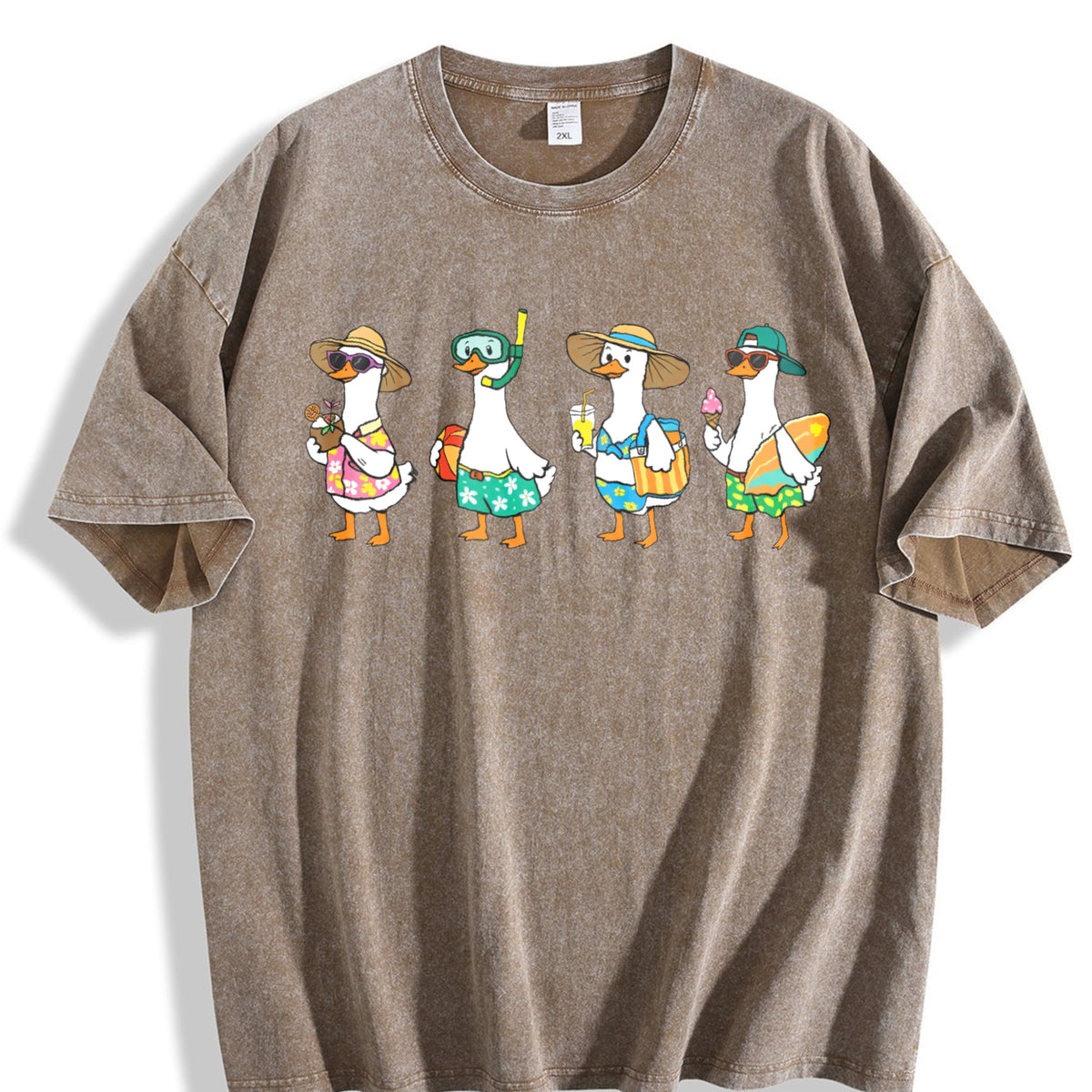 Silly Goose Summer Vintage Washed T-Shirt product image 3