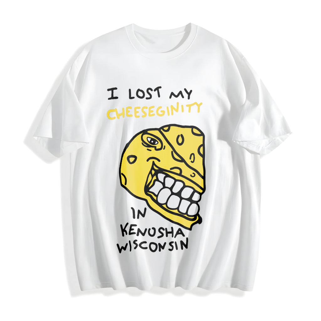 I Lost My Cheeseginity In Kenosha Wisconsin Cotton T-Shirt product image 2