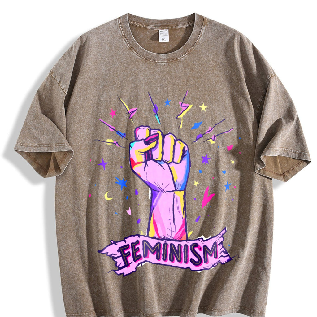 Luokeren Feminist - With Empowerment Fist & Stars Vintage product image 3