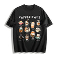 Coffee Cats Cat Drink Cotton T-Shirt product image 1