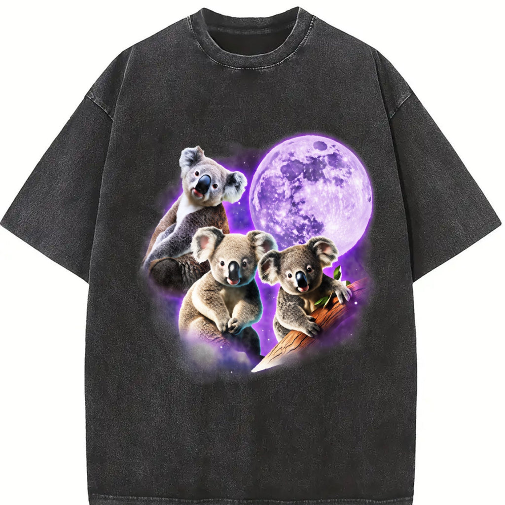 Three Koalas Vintage Washed T-Shirt product image 2
