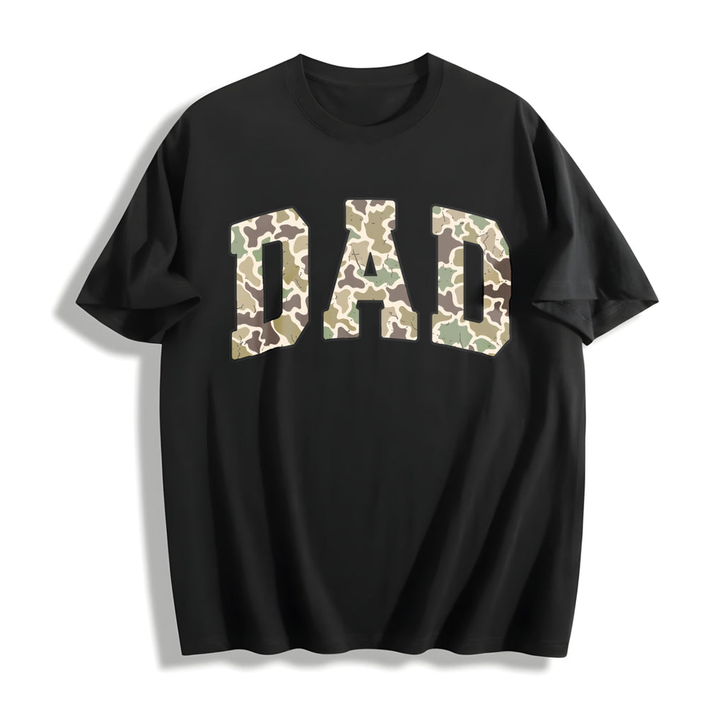 Camo Dad Cotton T-Shirt product image 1